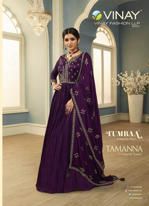 Tamanna By Vinay Designer Partywear Readymaade Gown Collection
